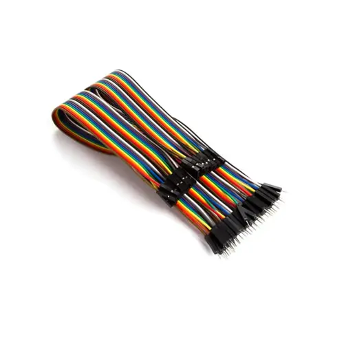 Spojne žice VELLEMAN, 40pins, 30cm, (M) na (Ž), jumper wire, ravni kabel