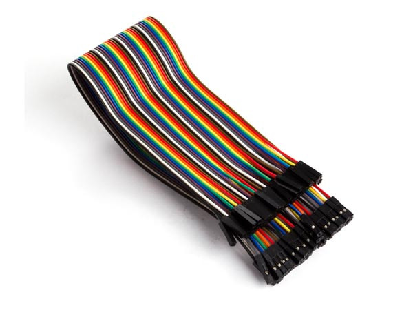 Spojne žice VELLEMAN, 40pins, 30cm, (Ž) na (Ž), jumper wire, ravni kabel-6