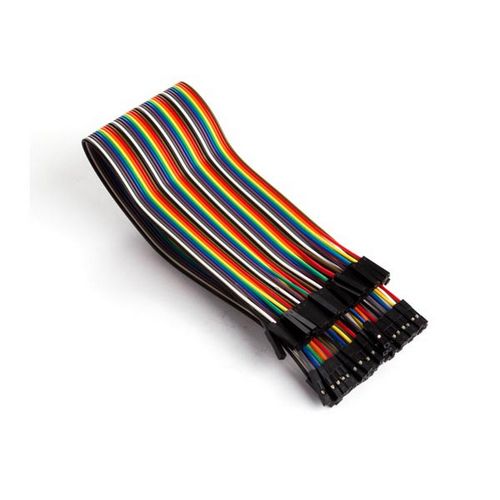 Spojne žice VELLEMAN, 40pins, 30cm, (Ž) na (Ž), jumper wire, ravni kabel-5