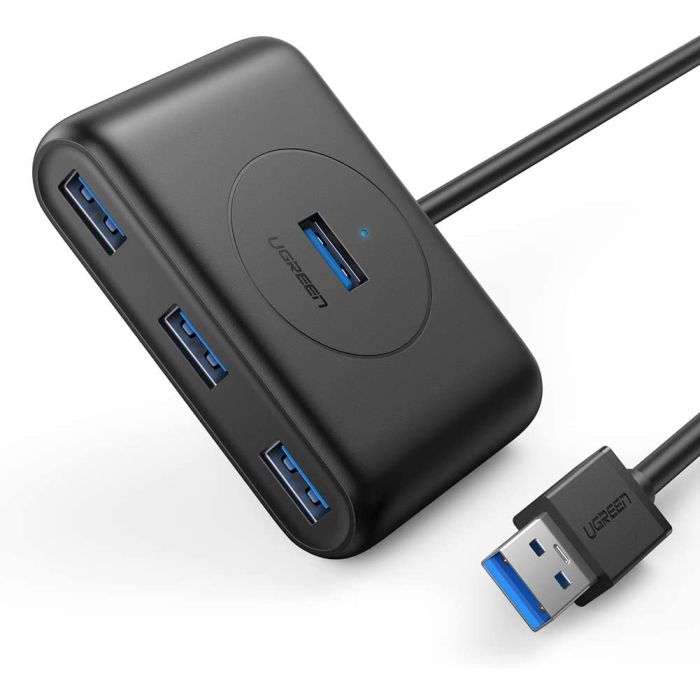 USB HUB UGREEN, USB 3.0 A, 4-portni, crni, 1m-17
