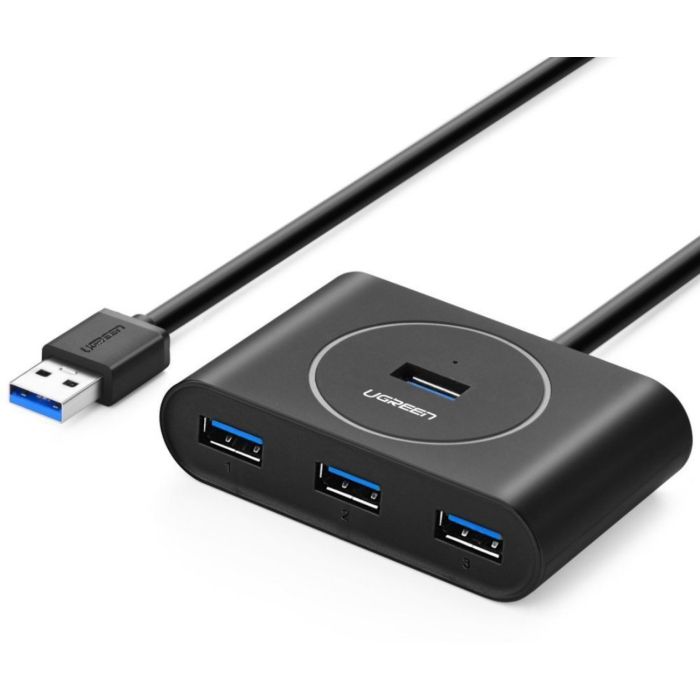 USB HUB UGREEN, USB 3.0 A, 4-portni, crni, 50cm-2