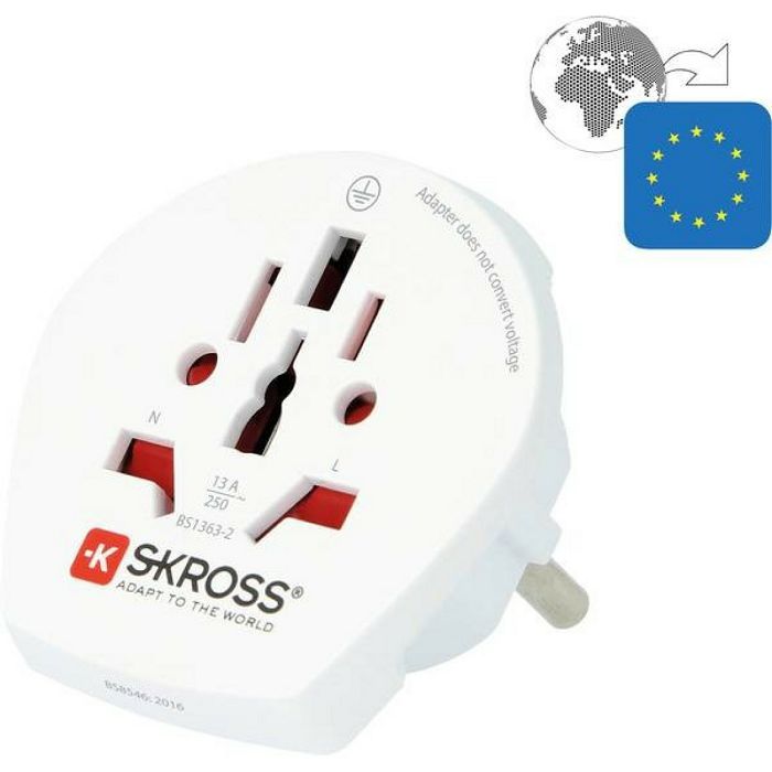 Adapter SKROSS, univerzalni World to Europe-0