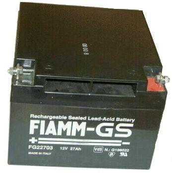 Baterija akumulatorska FIAMM FG 22703, 12V, 27Ah, 166x175x125 mm-6