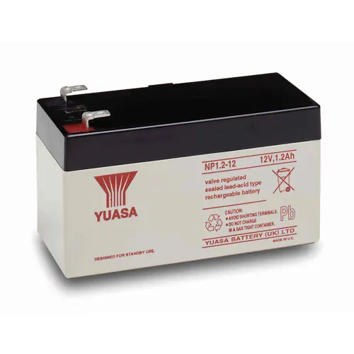 Baterija akumulatorska YUASA NP1.2-12, 12V, 1.2Ah, 97x43x53 mm-2