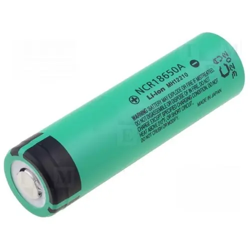 Baterija litijeva 3,6V 18650 Li-Ion 3100mAh, Panasonic NCR18650BD-0