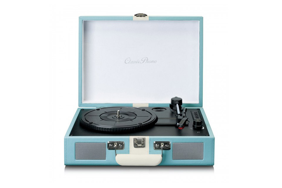 Gramofon LENCO TT-110, sa zvučnicima, bluetooth, retro, plavi-4