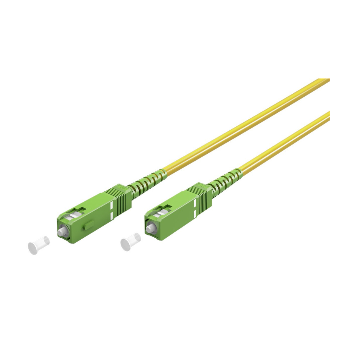Kabel GOOBAY, optički FTTH, SC-APC (8°) (M) na SC-APC (8°) (M), 1m, žuti-2