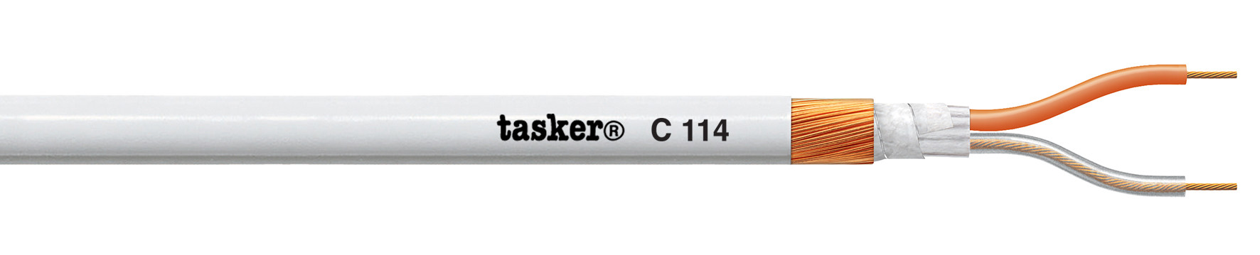 Kabel TASKER C114, mikrofonski, 2x0.25, bijeli-8