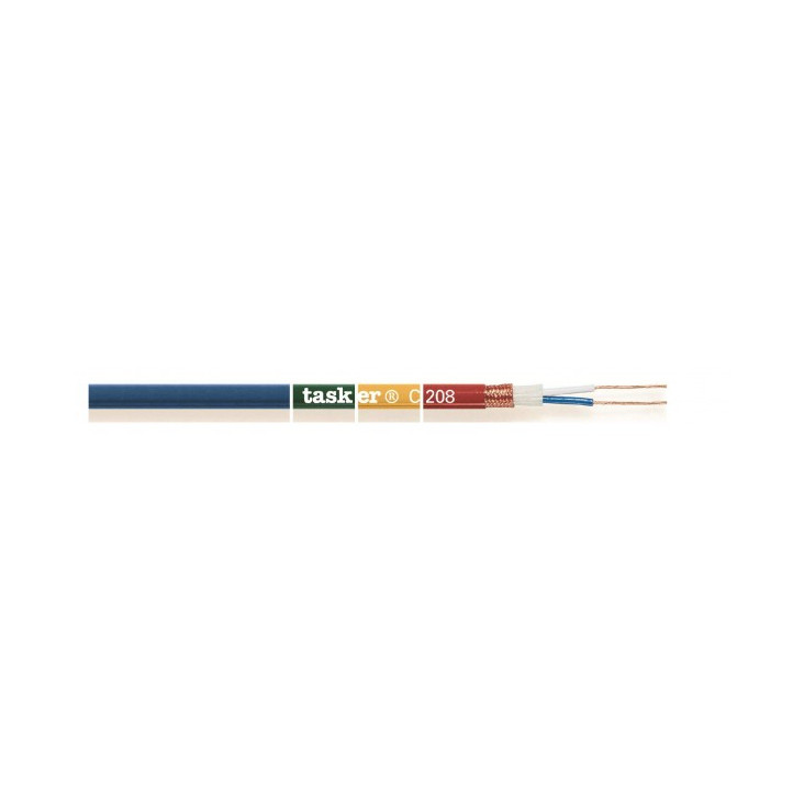 Kabel TASKER C208, mikrofonski, 2x0.25, crni-5