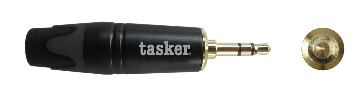 Konektor 3.5mm TRS (m) za kabel PROFI SP82 GB3,5S-N TASKER BLACK-11