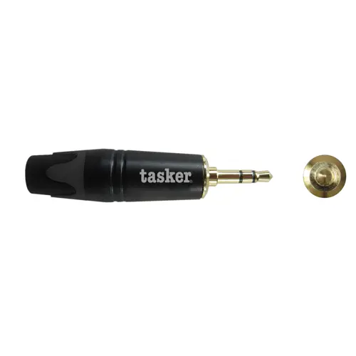 Konektor 3.5mm TRS (m) za kabel PROFI SP82 GB3,5S-N TASKER BLACK-0