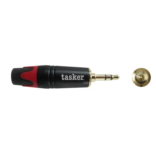 Konektor 3.5mm TRS (m) za kabel PROFI SP82 GB3,5S-R TASKER RED-0
