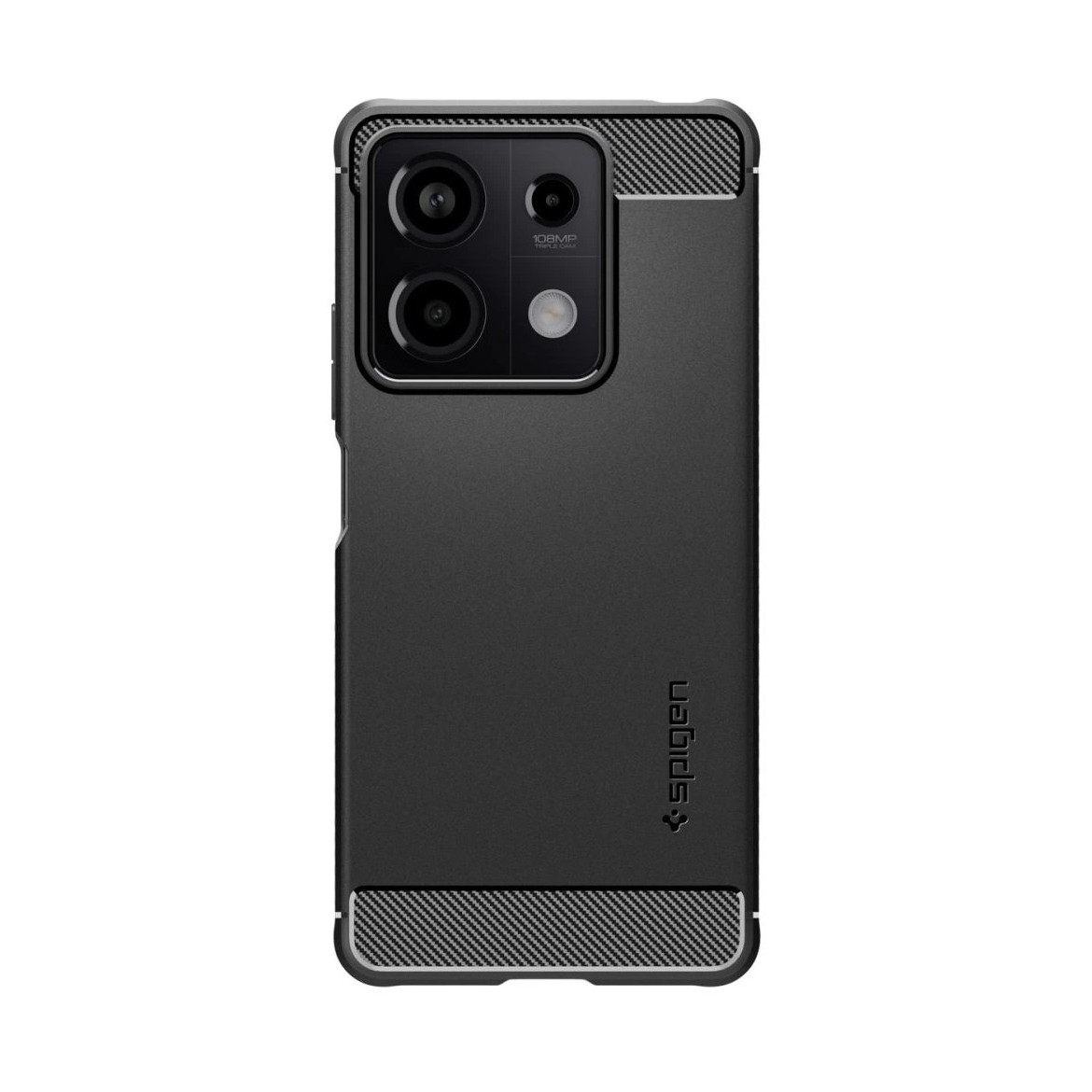 Zaštitna maska SPIGEN Rugged Armor za Xiaomi Redmi Note 13 5G, mat crna-3
