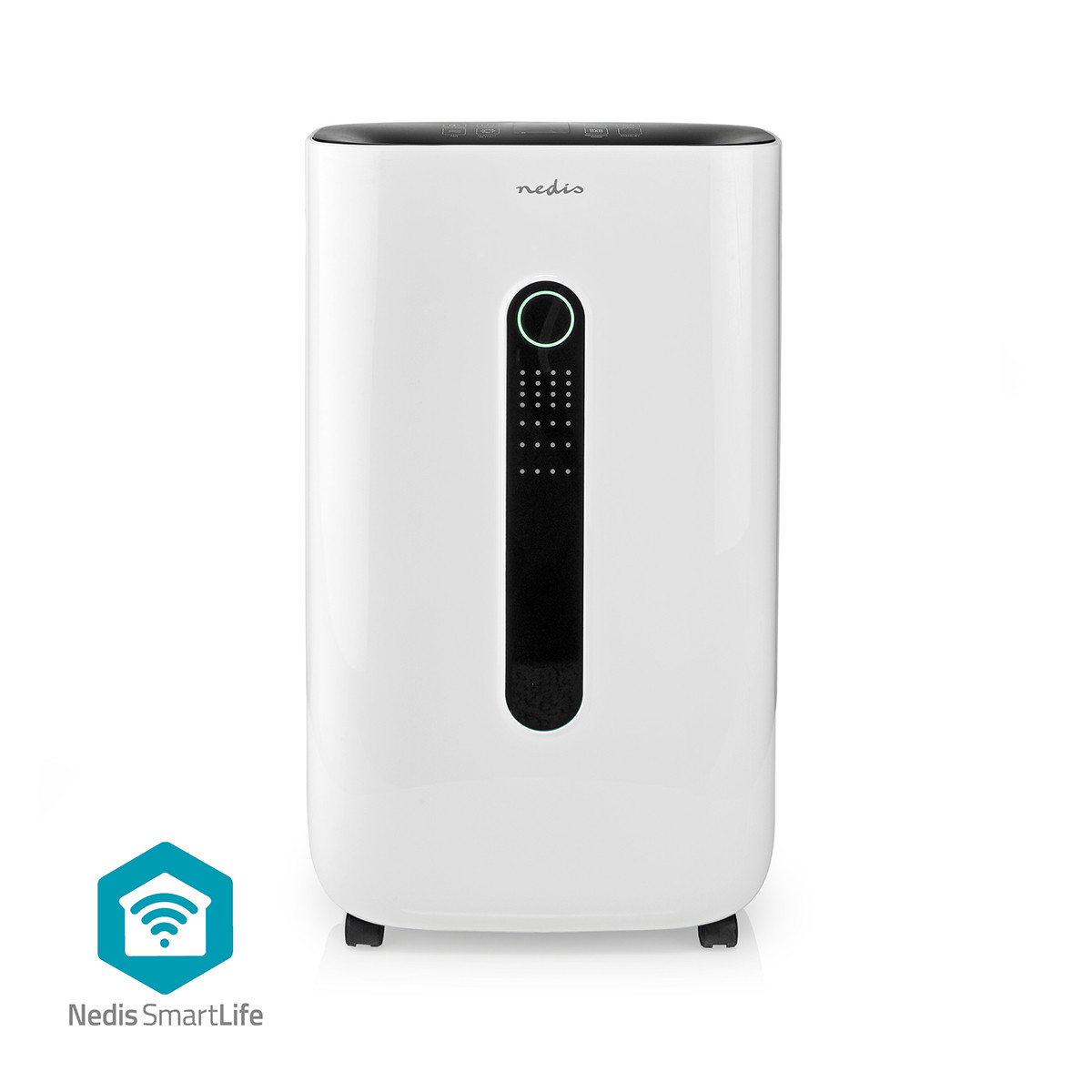 Odvlaživač zraka NEDIS DEHU20WTW SmartLife, Wi-Fi, 20 l/dan, Odvlaživanje, Kontinuirano, Max+, Suho rublje, Ventilacija, Android™, IOS, Podesivi higrostat, 195 m3/h-1