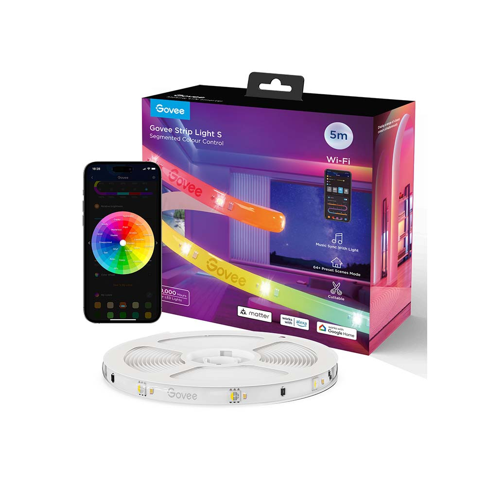 Led set Govee RGBIC Basic S, Wi-Fi, Bluetooth, IP 65, 5 m-7