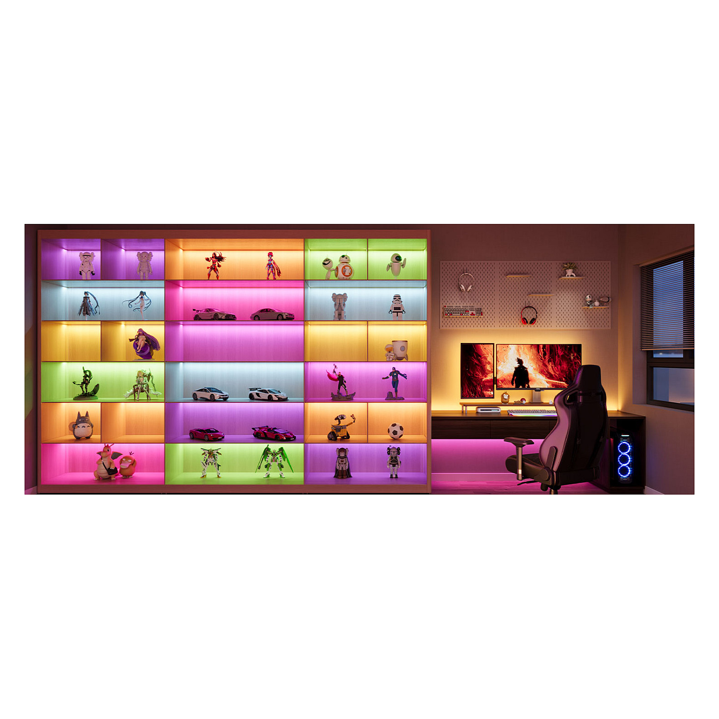 Led set Govee RGBIC Basic S, Wi-Fi, Bluetooth, IP 65, 5 m-13
