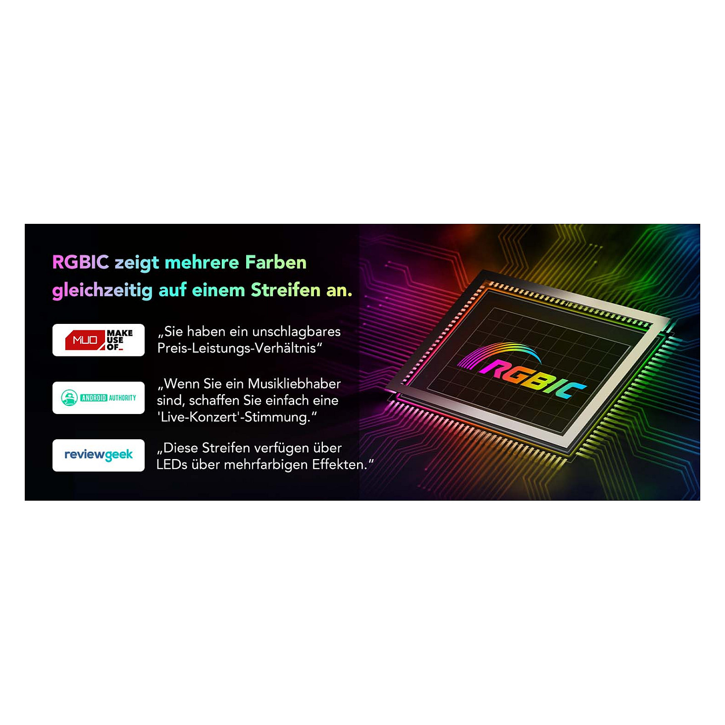 Led set Govee RGBIC Basic S, Wi-Fi, Bluetooth, IP 65, 5 m-15