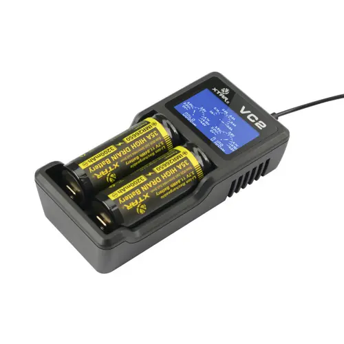 Punjač baterija Li-ion, za 2 komada baterija,USB, XTAR VC2-1