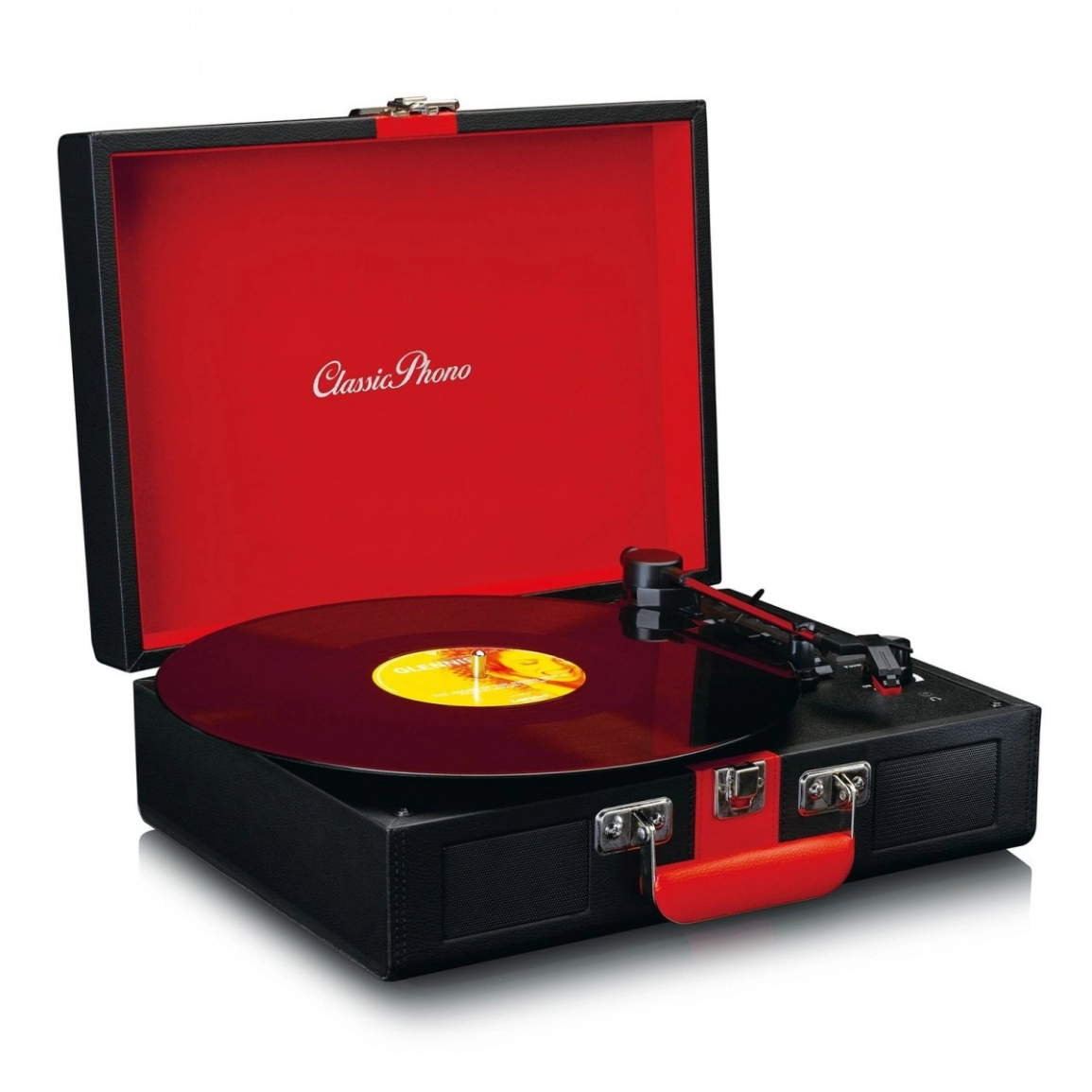 Gramofon LENCO TT-110, sa zvučnicima, bluetooth, retro, crni-2