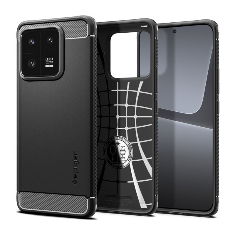 Zaštitna maska za telefon SPIGEN Rugged Armor - Xiaomi 13 Pro (crna, ACS05325)-10