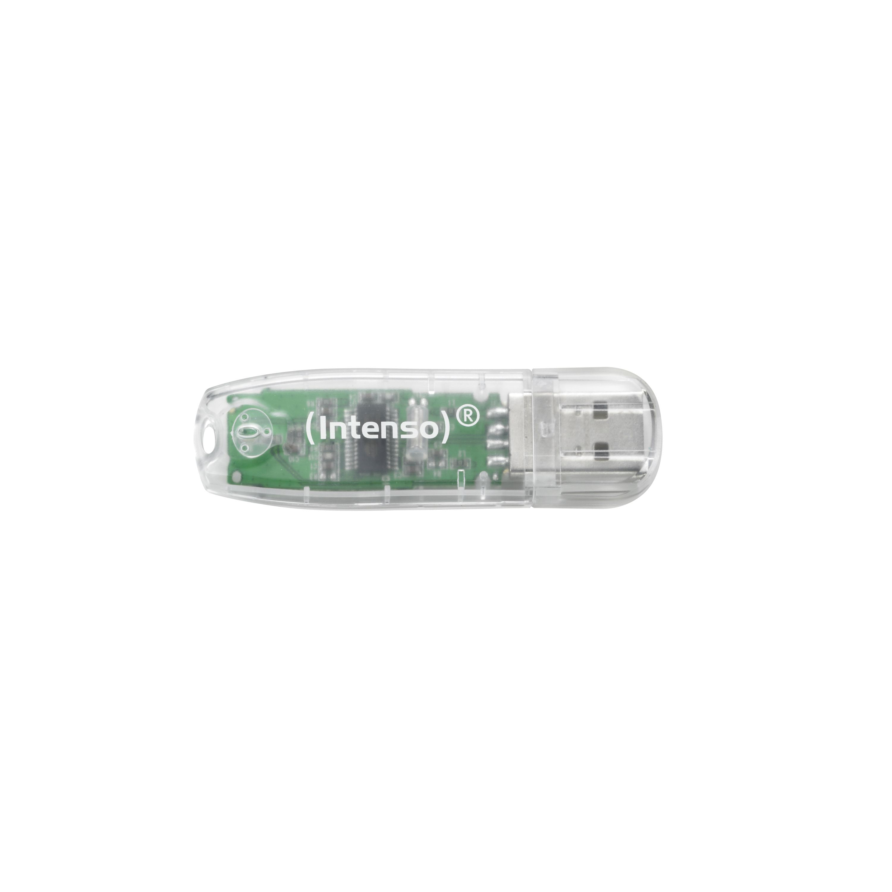 Memorijski stick INTENSO 32GB Rainbow Line (USB 2.0, prozirni)-4