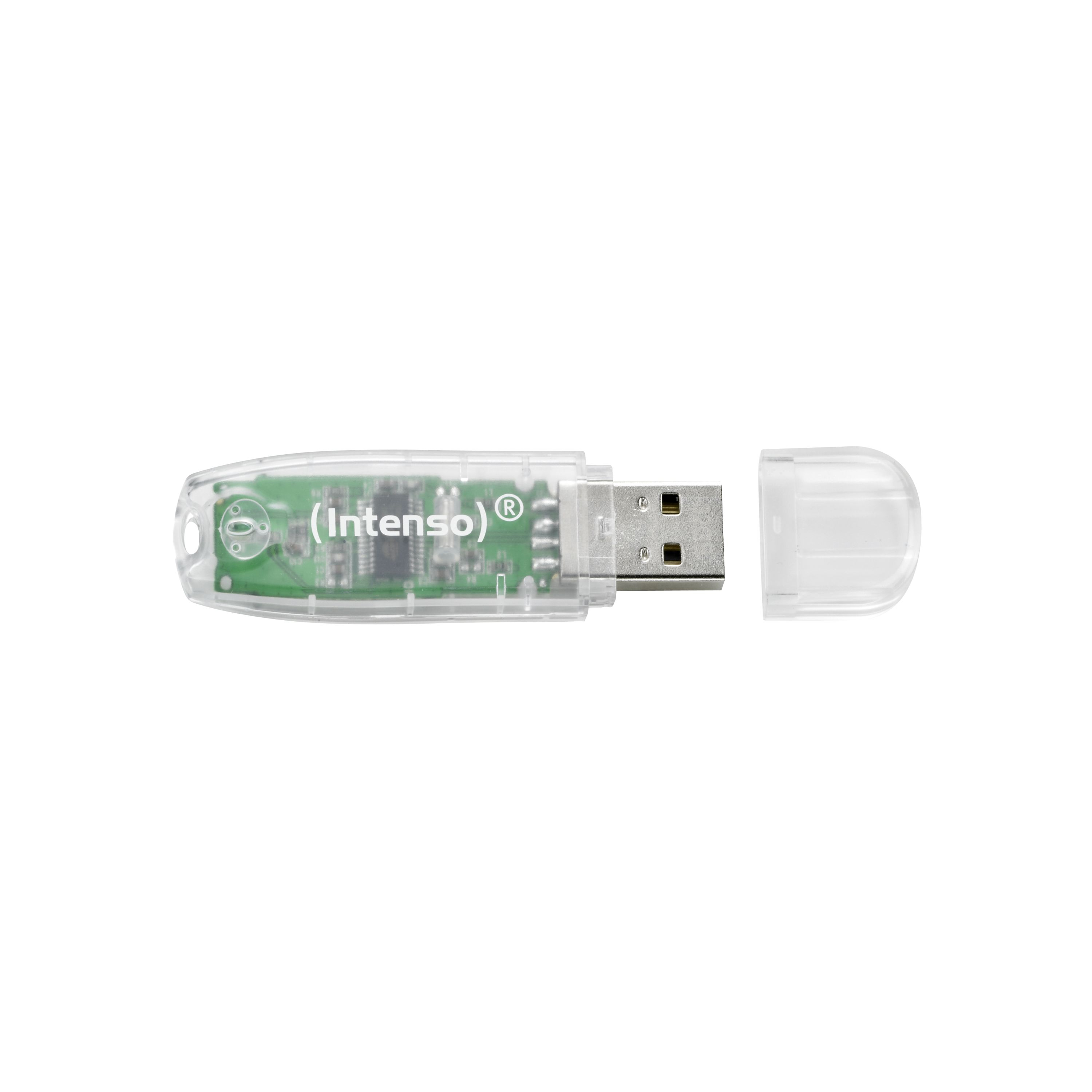 Memorijski stick INTENSO 32GB Rainbow Line (USB 2.0, prozirni)-5