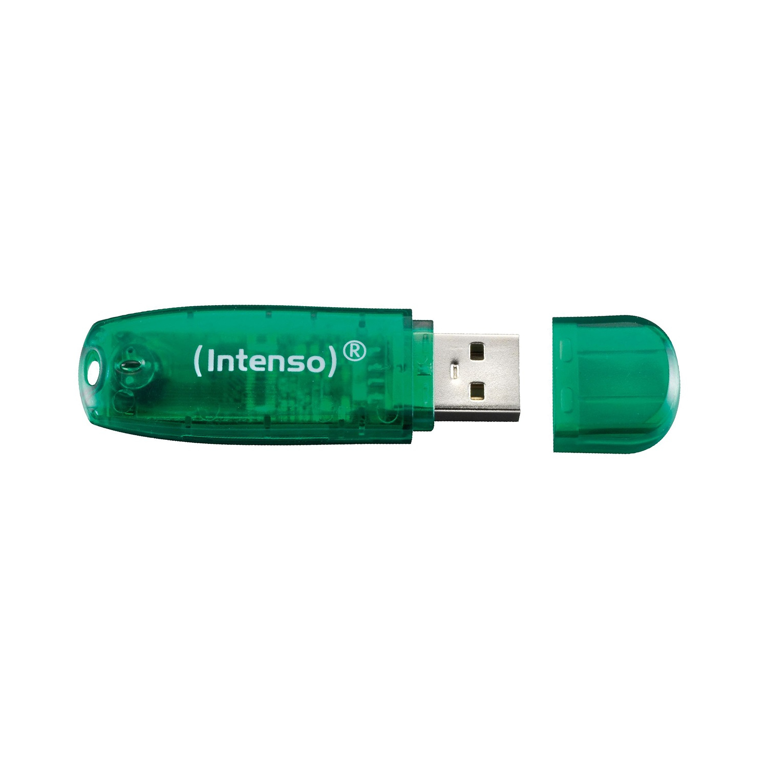 (Intenso) USB Flash drive 8GB Hi-Speed USB 2.0, Rainbow Line zeleni - USB2.0-8GB/Rainbow-5