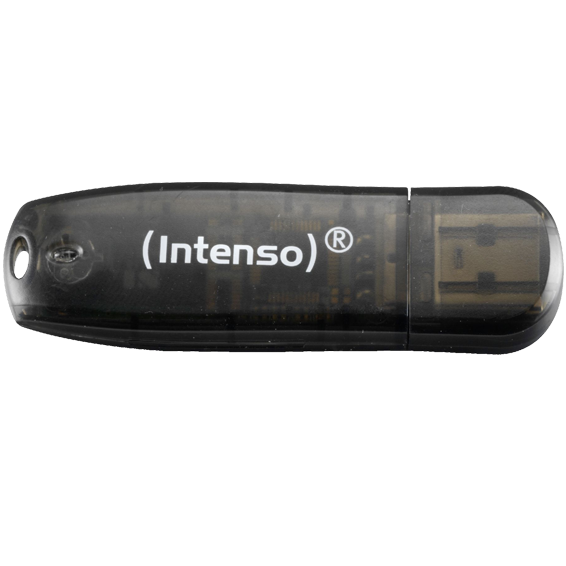 Memorijski stick INTENSO 16GB Rainbow Line (USB 2.0 crna)-2