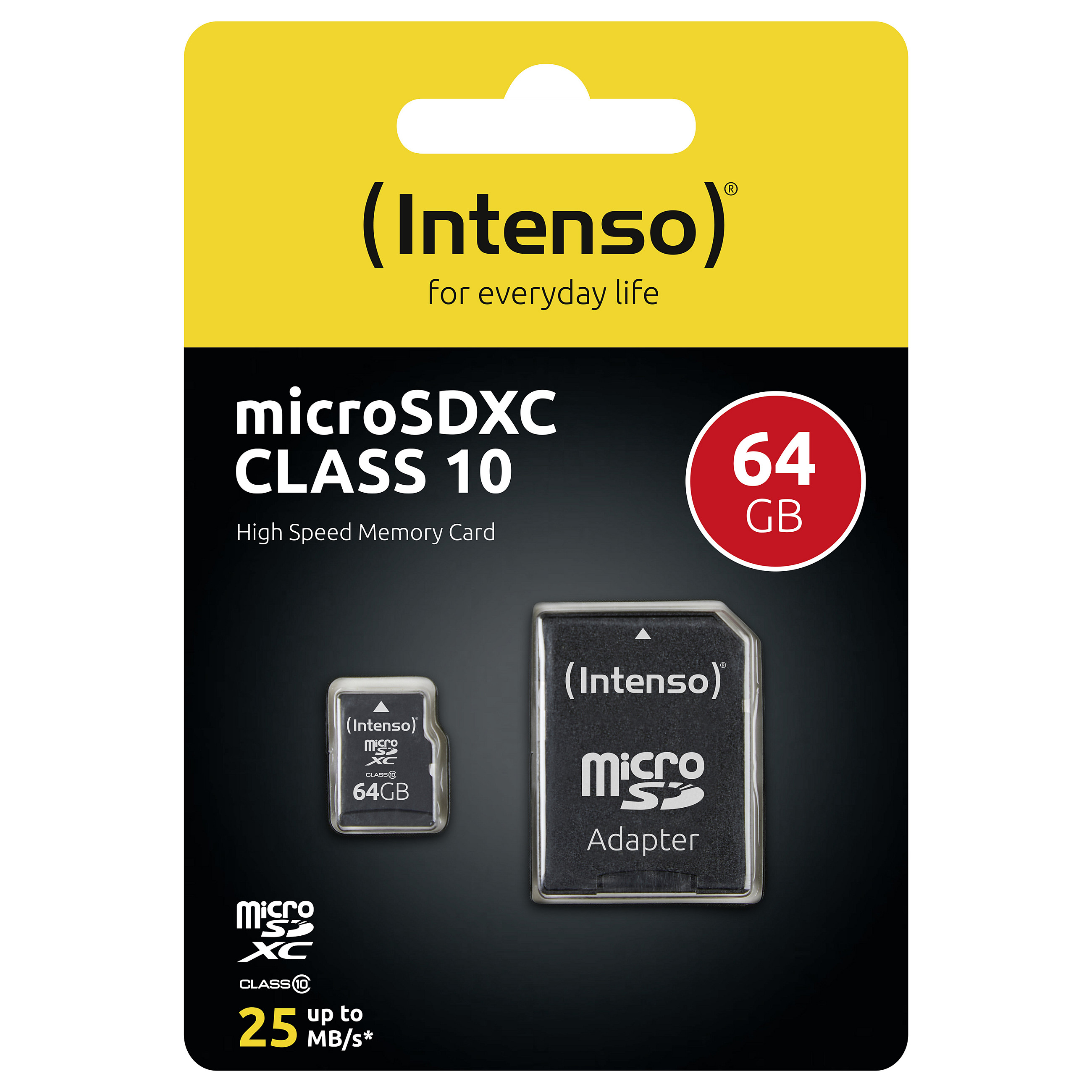 INTENSO Micro SD Kartica 64GB Class 10 sa adapterom - SDXCmicro+ad-64GB/Class10-6