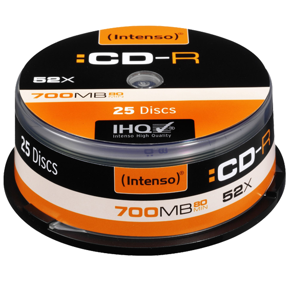 INTENSO CD-R 700MB (80 min.) pak. 25 komada Cake Box - CD-R700MB/25Cake-0