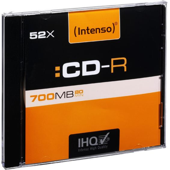 INTENSO CD-R 700MB (80 min.) pak. 10 komada Slim Case - CD-R700MB/10Slim-1