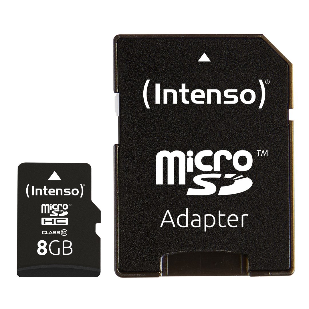 Intenso 8GB microSDHC Class 10 25MB/s memory card-3