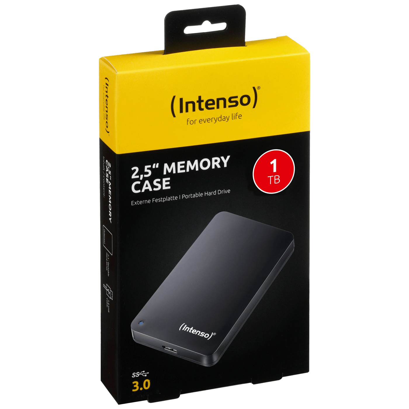 INTENSO Eksterni Hard Disk 2.5", kapacitet 1TB, USB 3.0 crna - HDD3.0-1TB/Memory Case-0