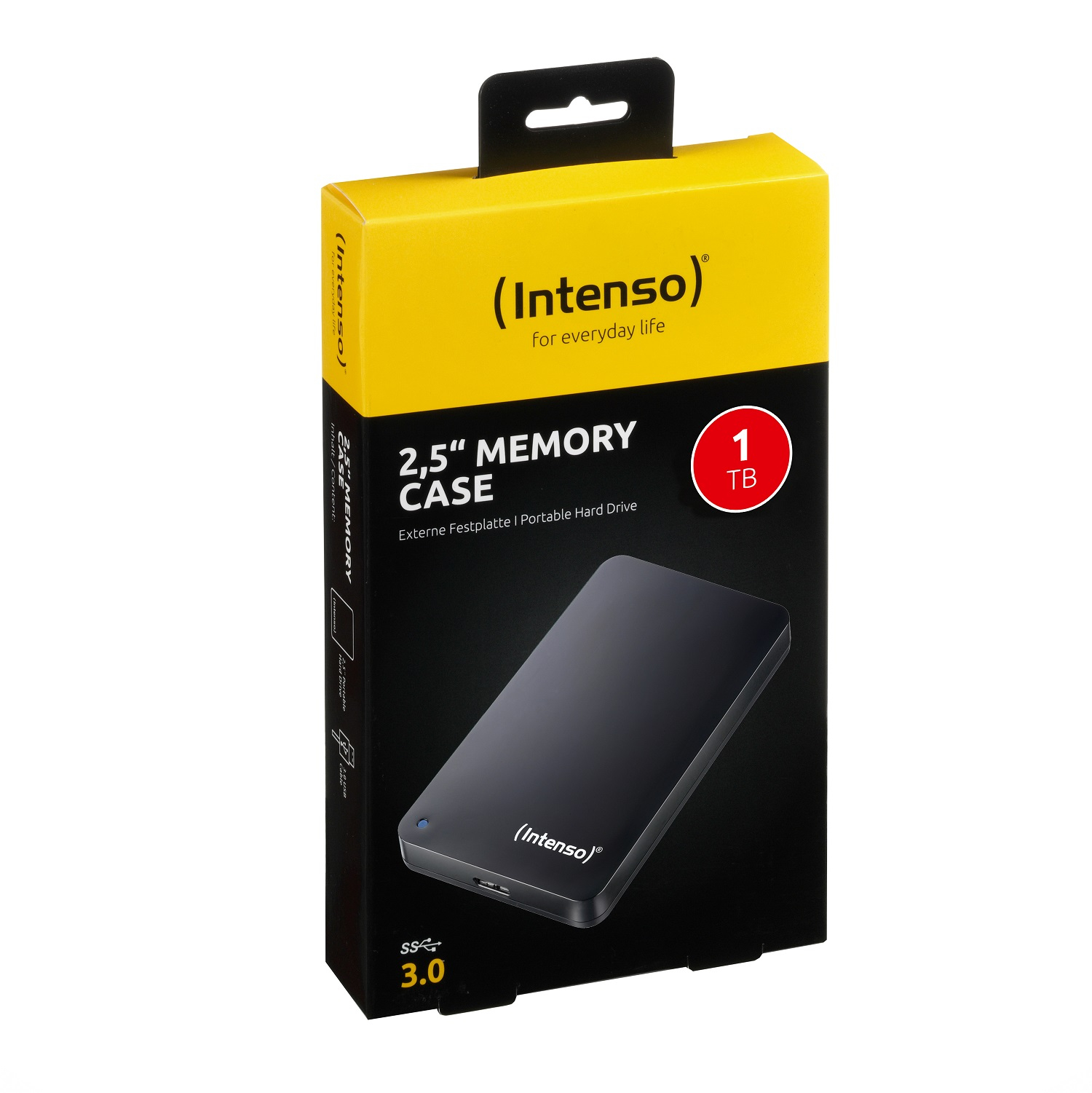INTENSO Eksterni Hard Disk 2.5", kapacitet 1TB, USB 3.0 crna - HDD3.0-1TB/Memory Case-5