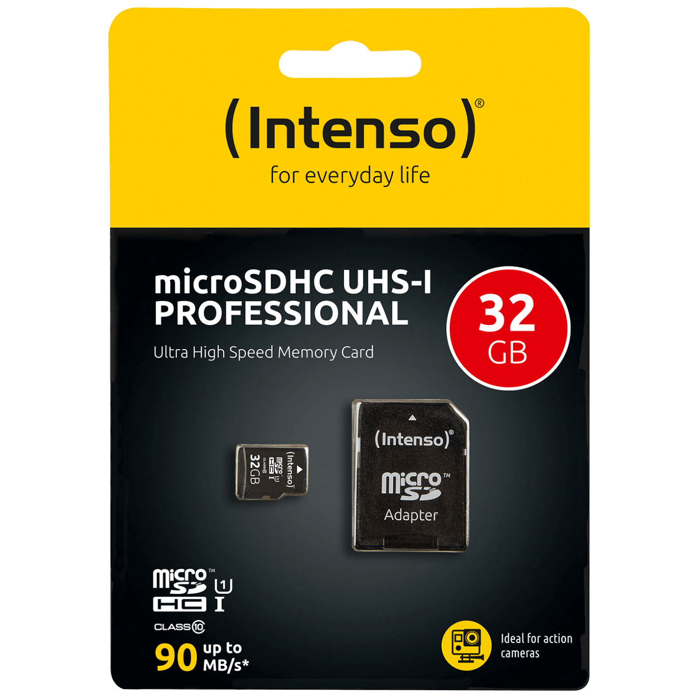 INTENSO Micro SDHC/SDXC kartica 32GB Class 10, UHS-I +adapter, Pro - MicroSD 32GB Class10 UHS-I Pro-0