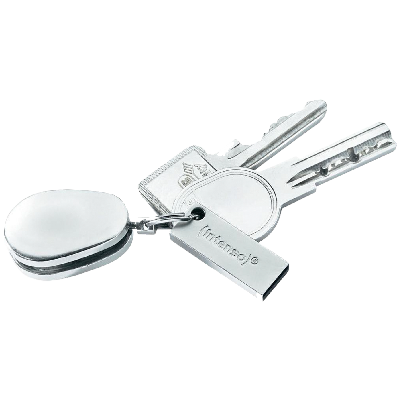 USB Flash INTENSO 64GB Premium Line (Hi-Speed USB 3.0, do 100MB/s, metal, srebrna)-1