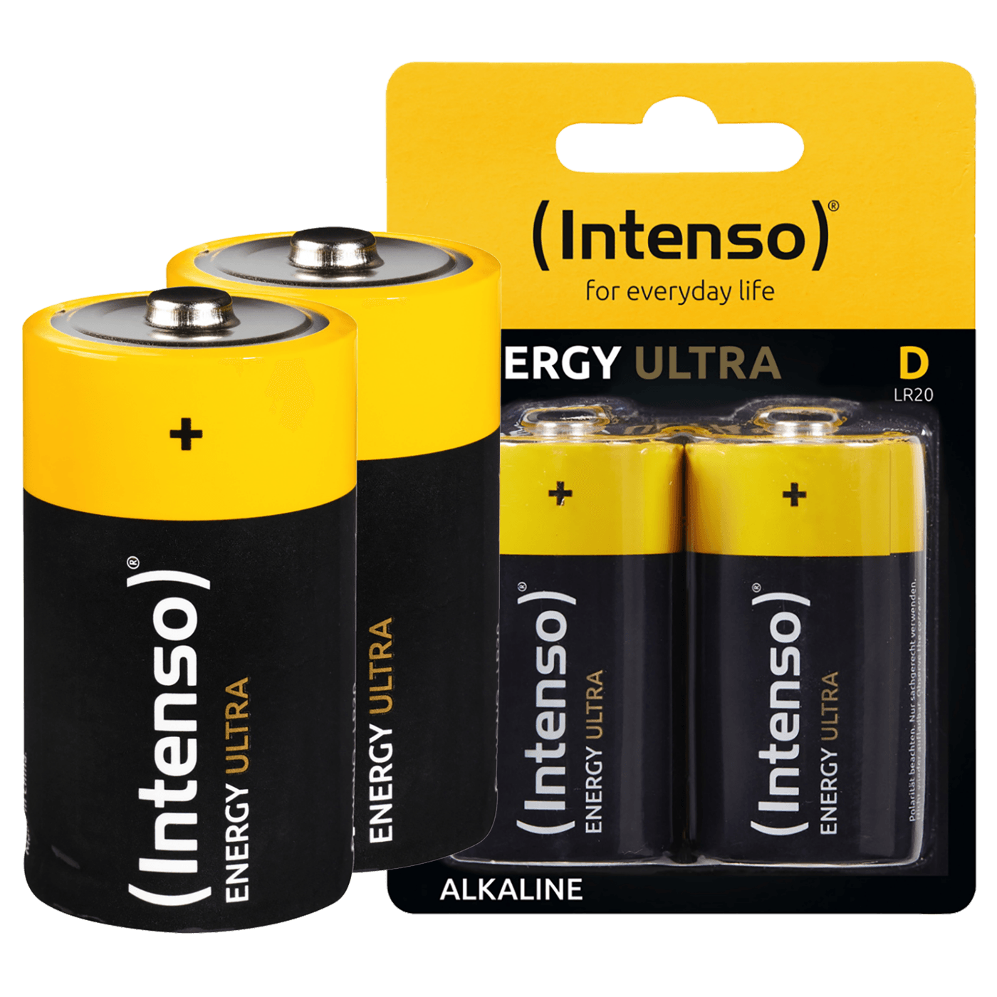 INTENSO Baterija alkalna, LR20 / D, 1,5 V, blister 2 kom - LR20 / D-1