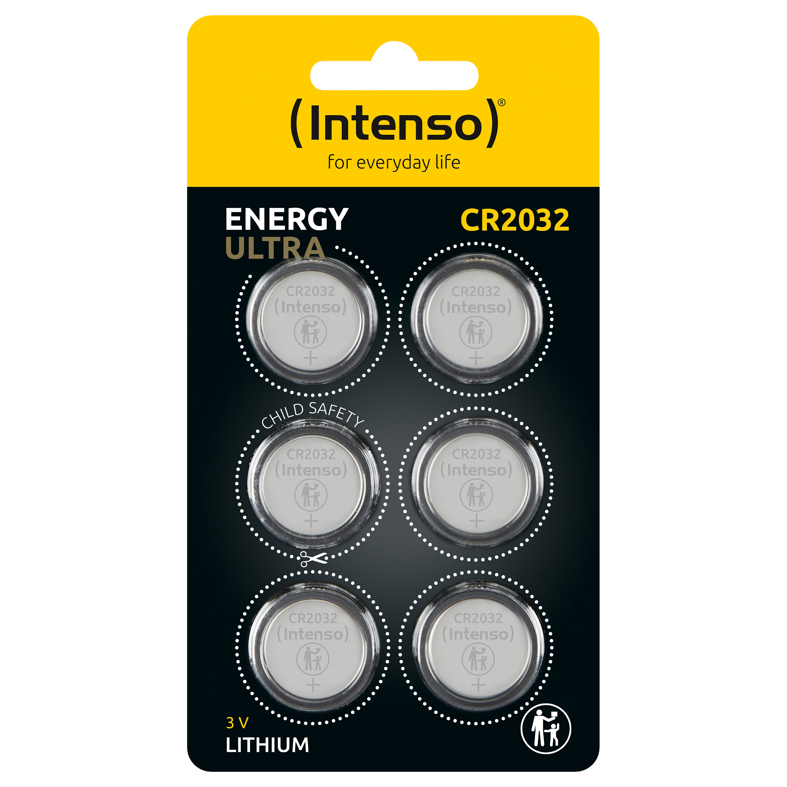 INTENSO Baterija litijska, CR2032/6, 3 V, dugmasta, blister 6 kom - CR2032/6-6