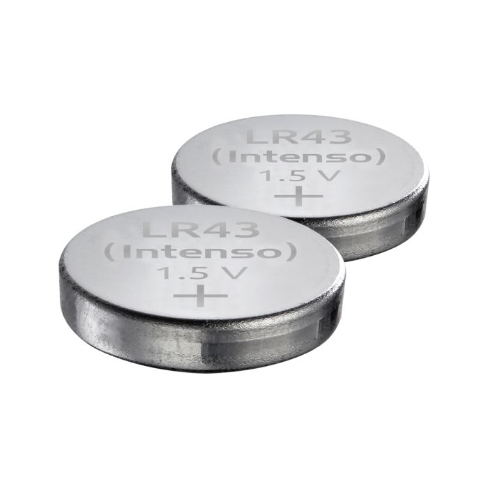 Baterija INTENSO LR43/2 (alkalna, 1,5 V, 85 mAh, dugmasta, blister 2 kom)-5