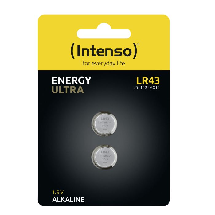 Baterija INTENSO LR43/2 (alkalna, 1,5 V, 85 mAh, dugmasta, blister 2 kom)-4