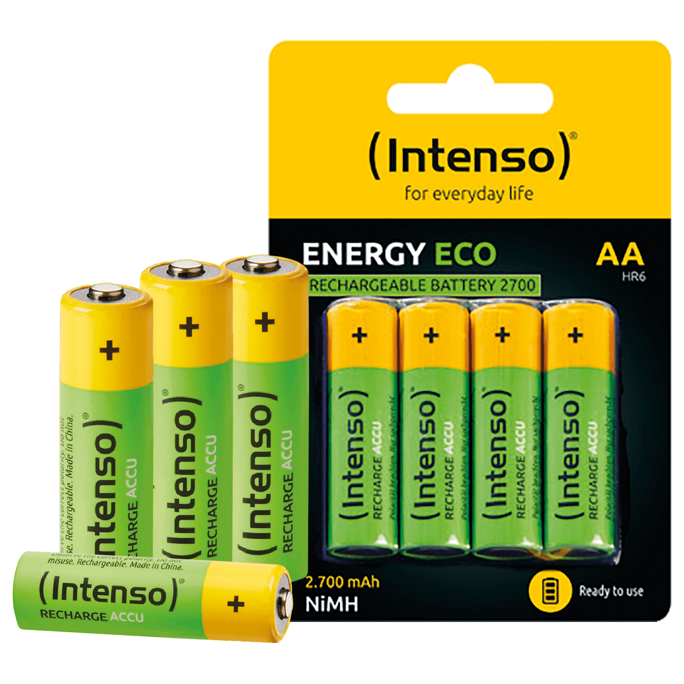 INTENSO Baterija punjiva AA / HR6, 2700 mAh, blister 4 komada - AA / HR6/2700-1
