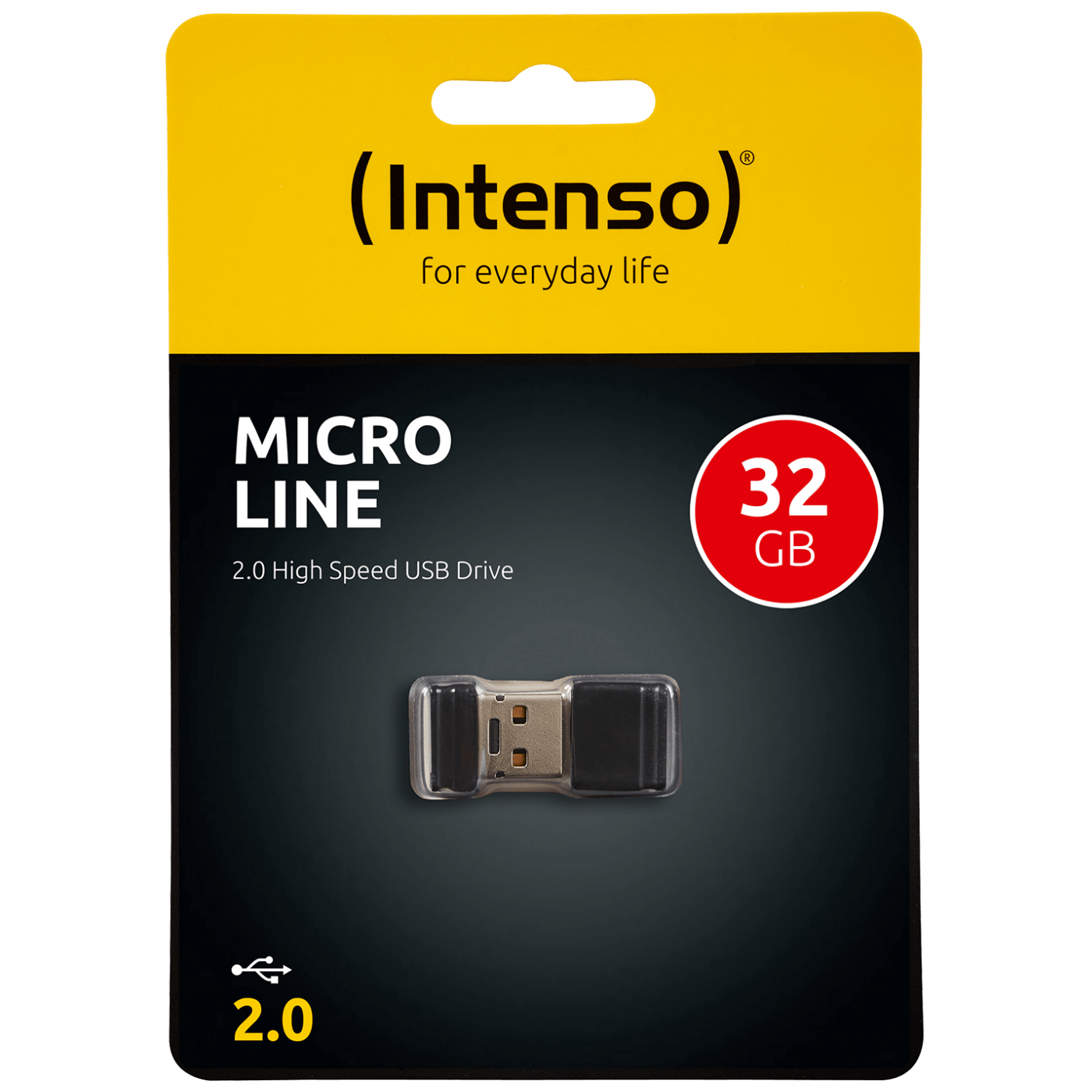 INTENSO USB Flash drive 32GB Hi-Speed USB 2.0, Micro Line - ML32-0