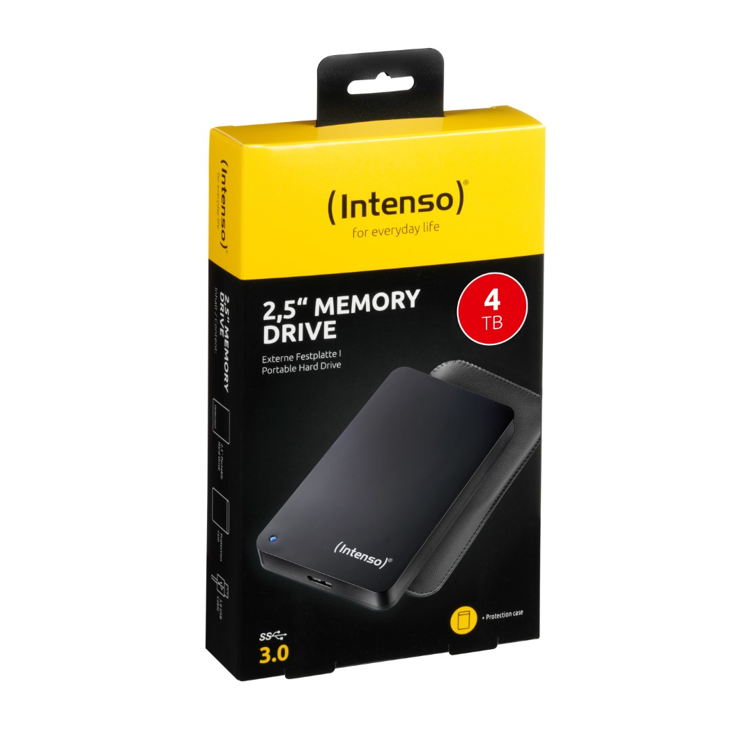 INTENSO Eksterni Hard Disk 2.5", kapacitet 4TB, USB 3.0 crna b - HDD3.0-4TB/Memory Case-7