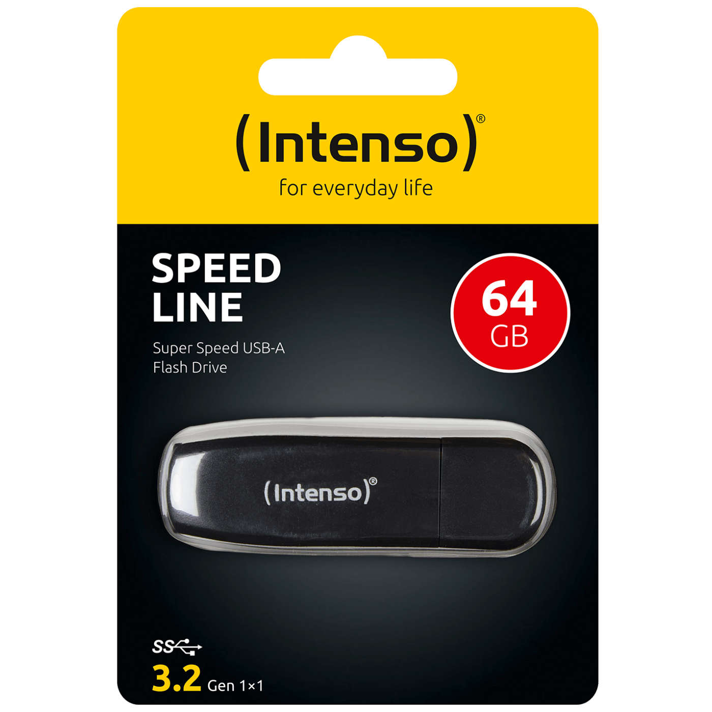 INTENSO USB Flash drive 64GB Hi-Speed USB 3.2, SPEED Line - USB3.2-64GB/Speed Line