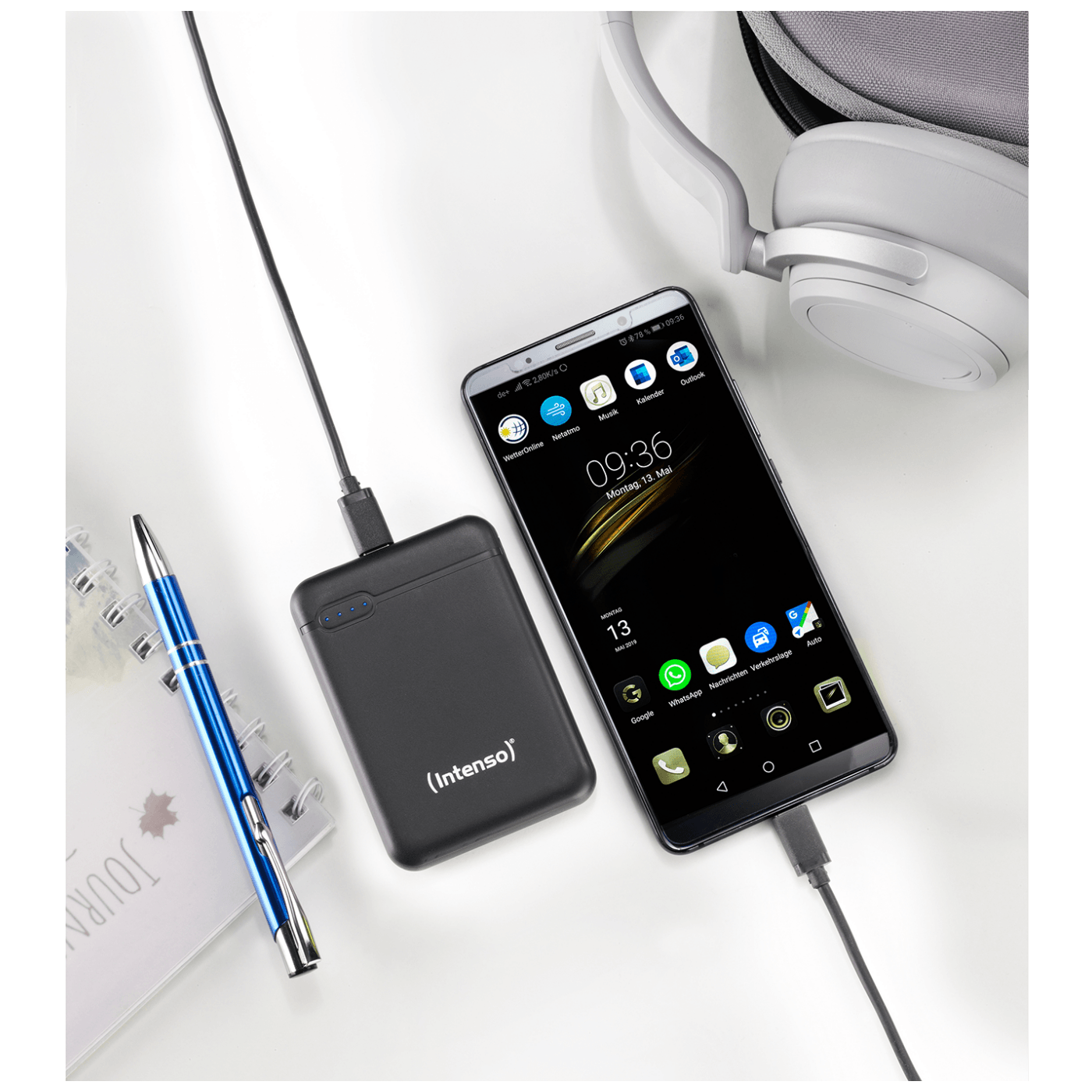 INTENSO Prijenosni punjač za mobitele i tablete 5000mAh - POWERBANK XS5000 crna-3