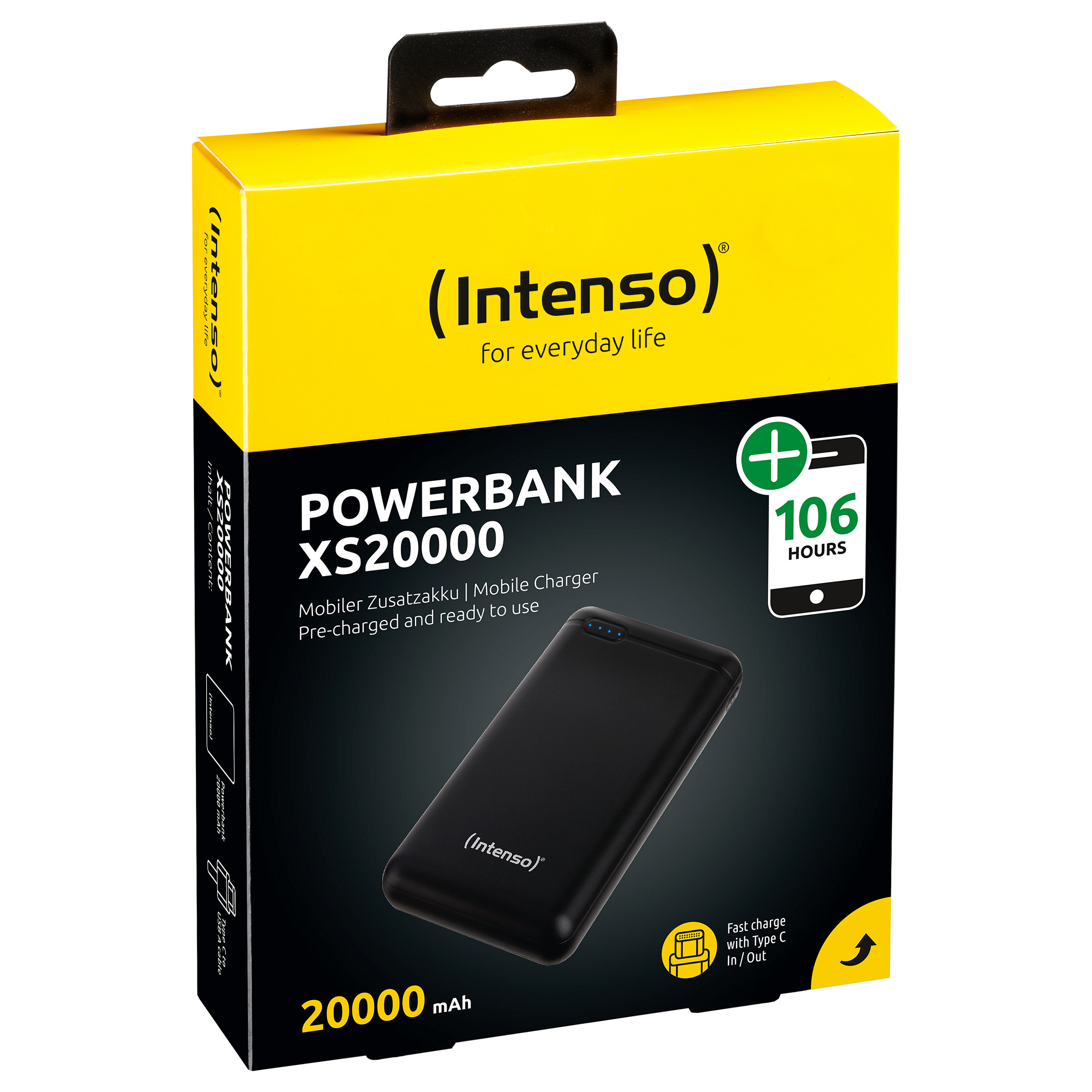 (Intenso) Prijenosni punjač za mobitele i tablete 20000mAh - POWERBANK XS20000 crna-12