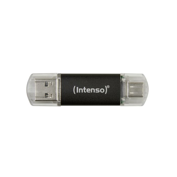 USB Flash Drive INTENSO Twist Line (32GB, USB 3.2, USB-C & USB-A, do 70 MB/s, crna)-7