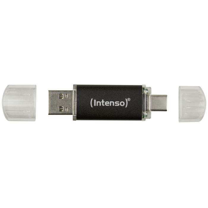 USB Flash Drive INTENSO Twist Line (32GB, USB 3.2, USB-C & USB-A, do 70 MB/s, crna)-5