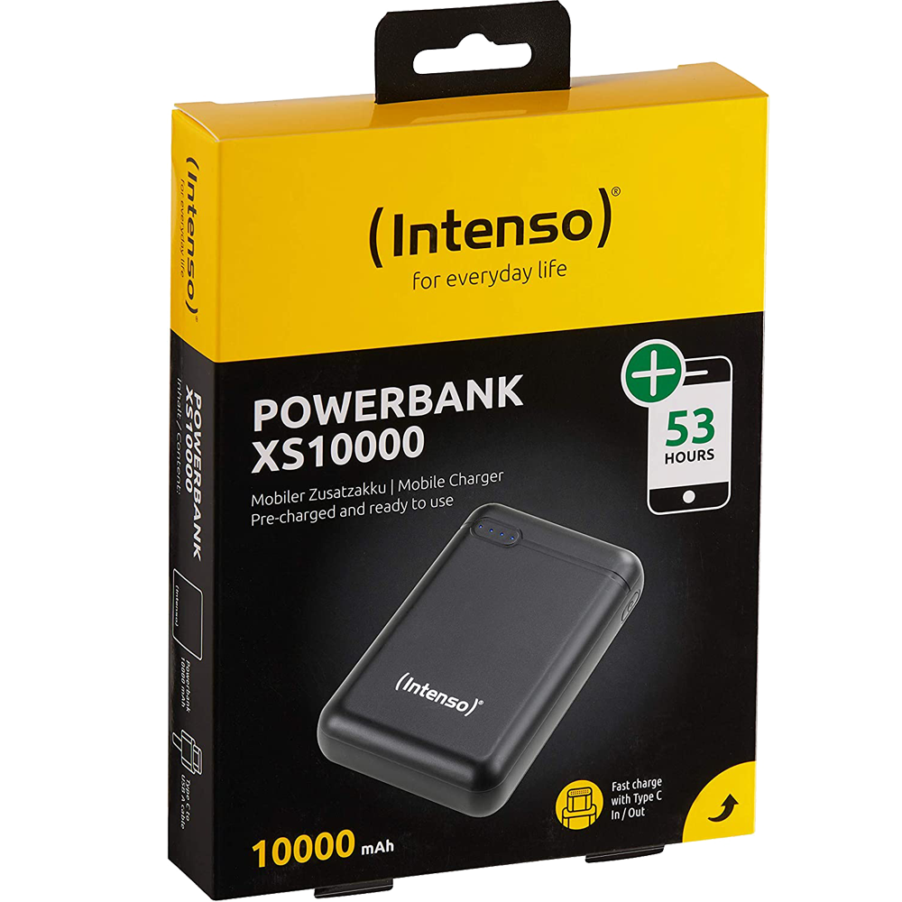 (Intenso) Prijenosni punjač za mobitele i tablete 20000mAh - POWERBANK XS10000 crna-0