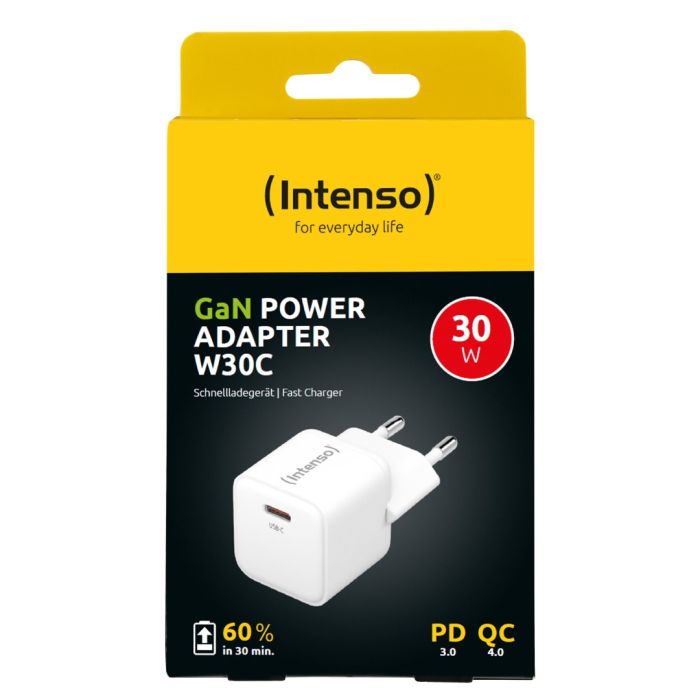 (Intenso) Punjač kučni, brzi, USB-C, 3A, 30W - Power Adapter W30C Gan-6
